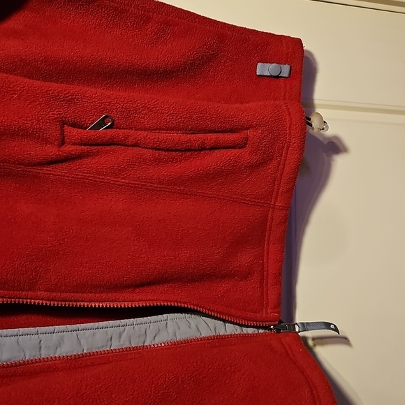 The North Face Women's Red Fleece Jacket Size M - Picture 4 of 6